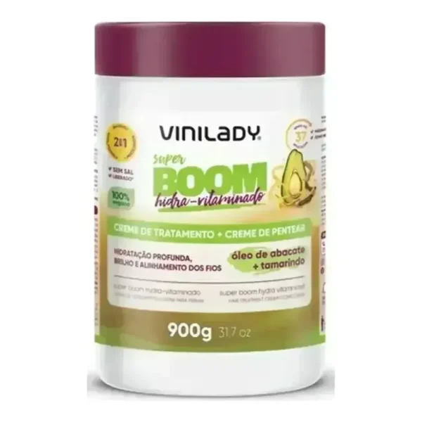 Crema de Tratamiento Super Boom  Hidra VIT 900 ml