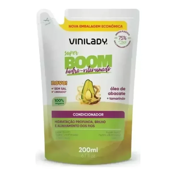 Acondicionador Super Boom Hidra-VIT 200 ml