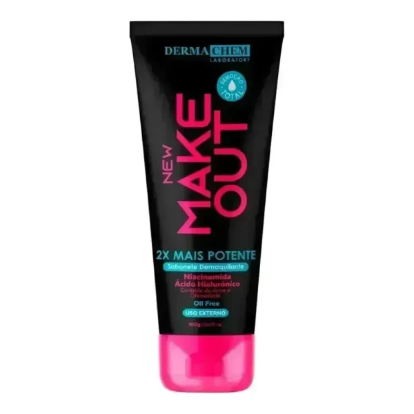 Jabón Removedor de Maquillaje 100ml Negro/Fucsia