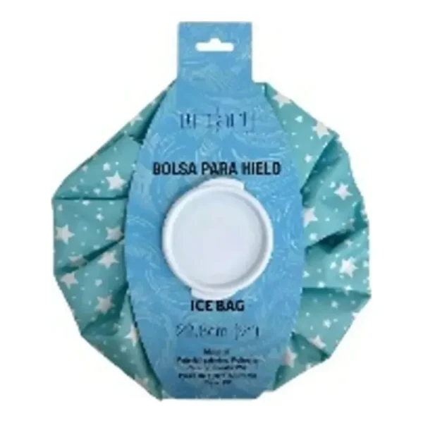 Bolsa de hielo 9" 1000ml  Color Aqua/ Blanco