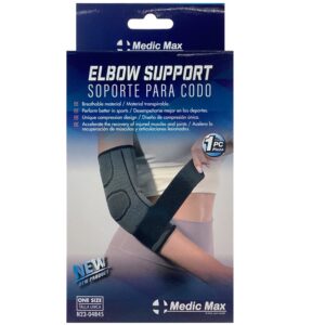 Soporte p/codo unitalla negro y gris